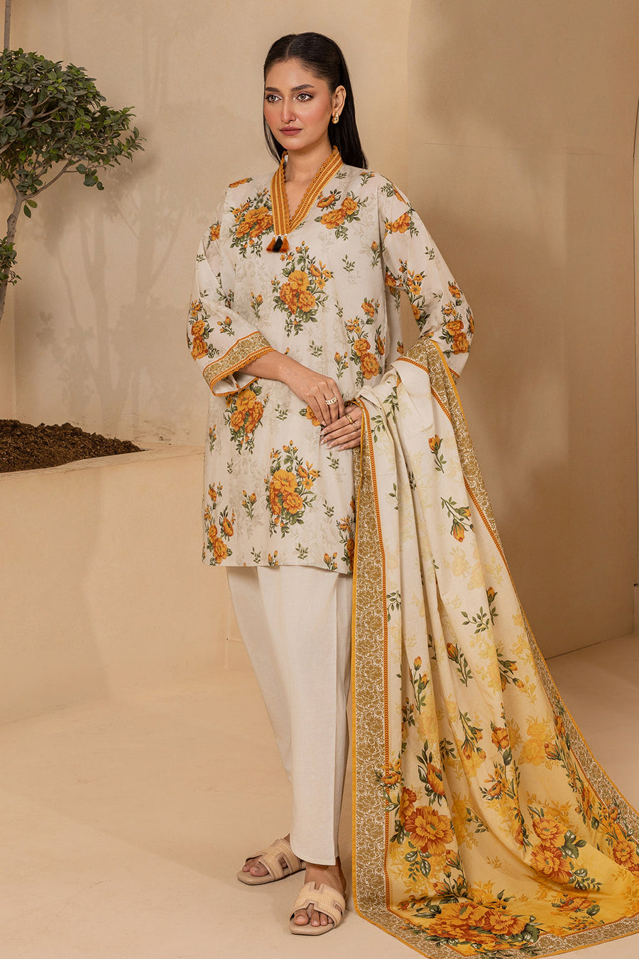 Zellbury Summer Printed Lawn Unstitched 3Pc Suit WUS26X30747