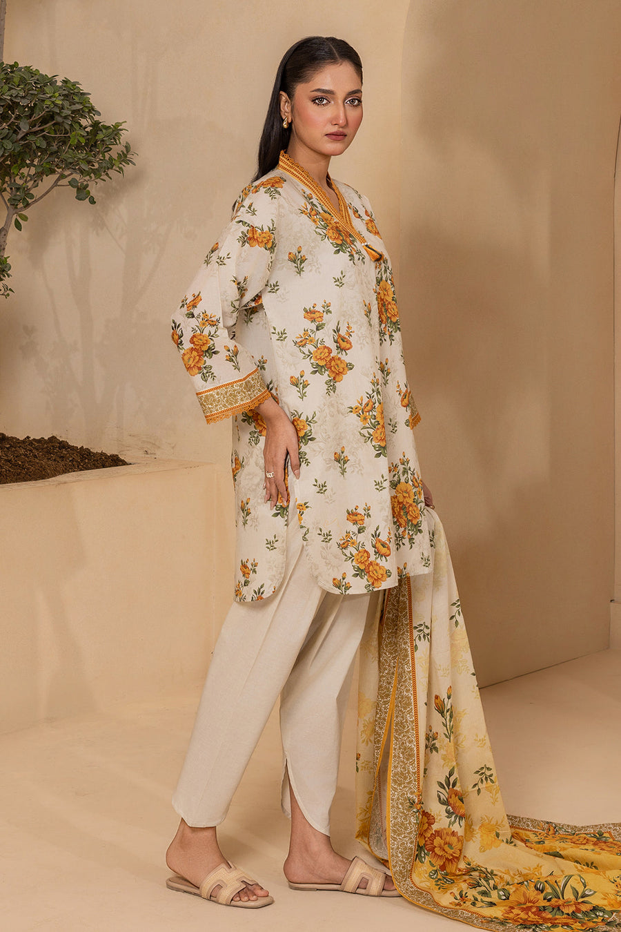 Zellbury Summer Printed Lawn Unstitched 3Pc Suit WUS26X30747