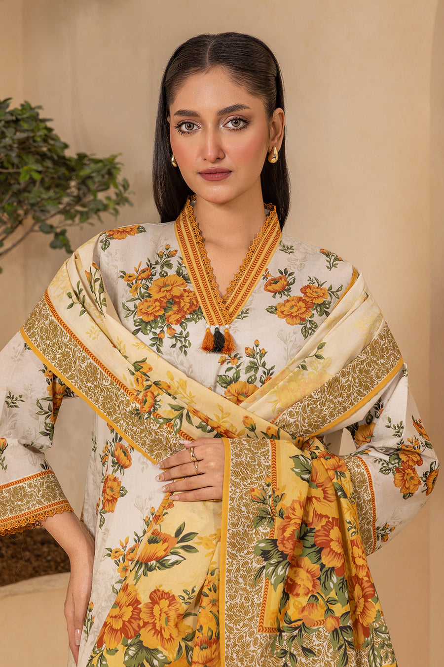 Zellbury Summer Printed Lawn Unstitched 3Pc Suit WUS26X30747