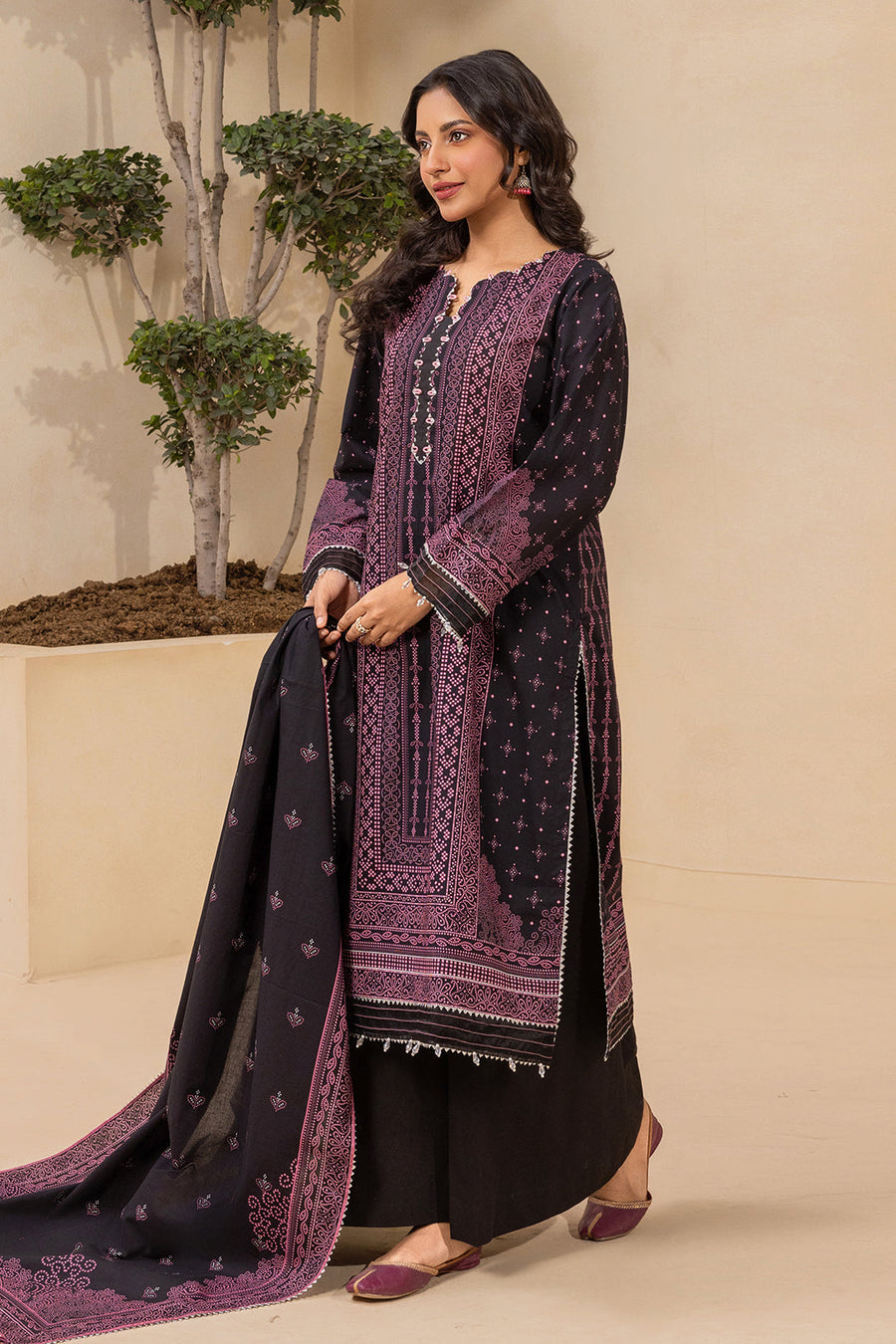 Zellbury Summer Printed Lawn Unstitched 3Pc Suit WUS26X30749