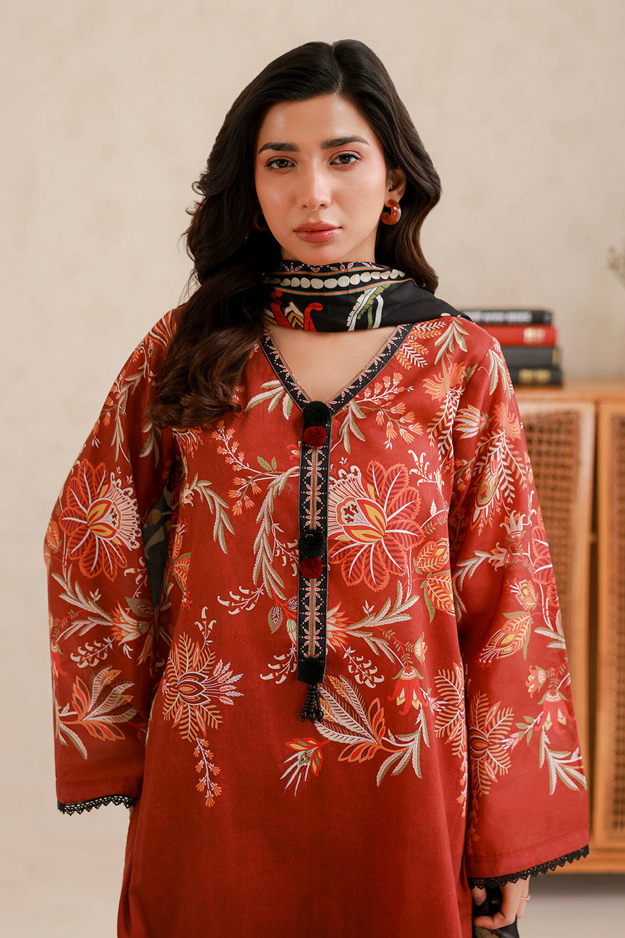 Zellbury Summer Printed Lawn Unstitched 3Pc Suit WUS26X30750