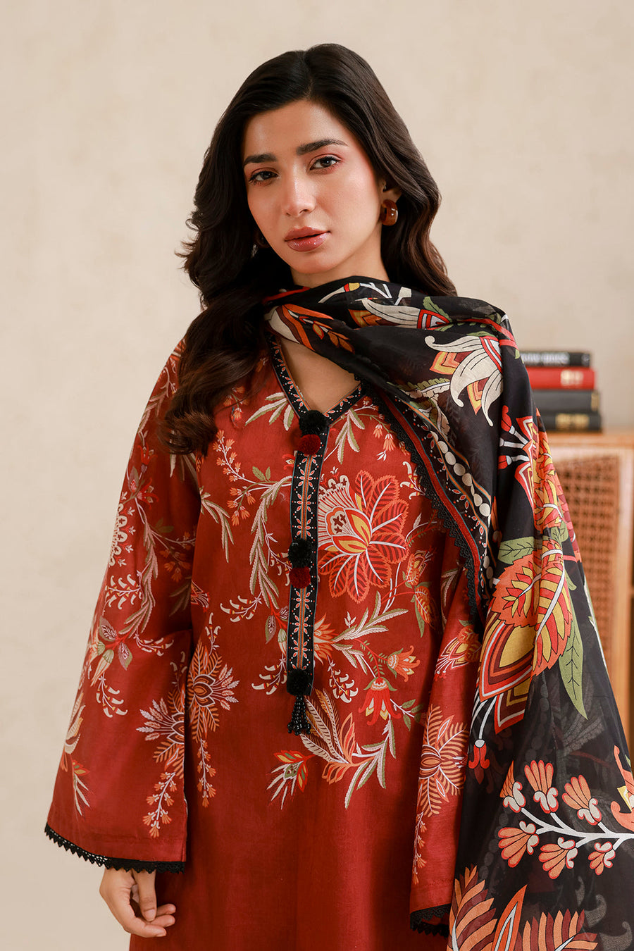 Zellbury Summer Printed Lawn Unstitched 3Pc Suit WUS26X30750