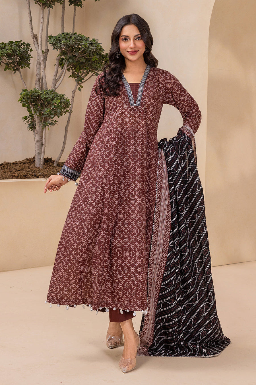 Zellbury Summer Printed Lawn Unstitched 3Pc Suit WUS26X30751
