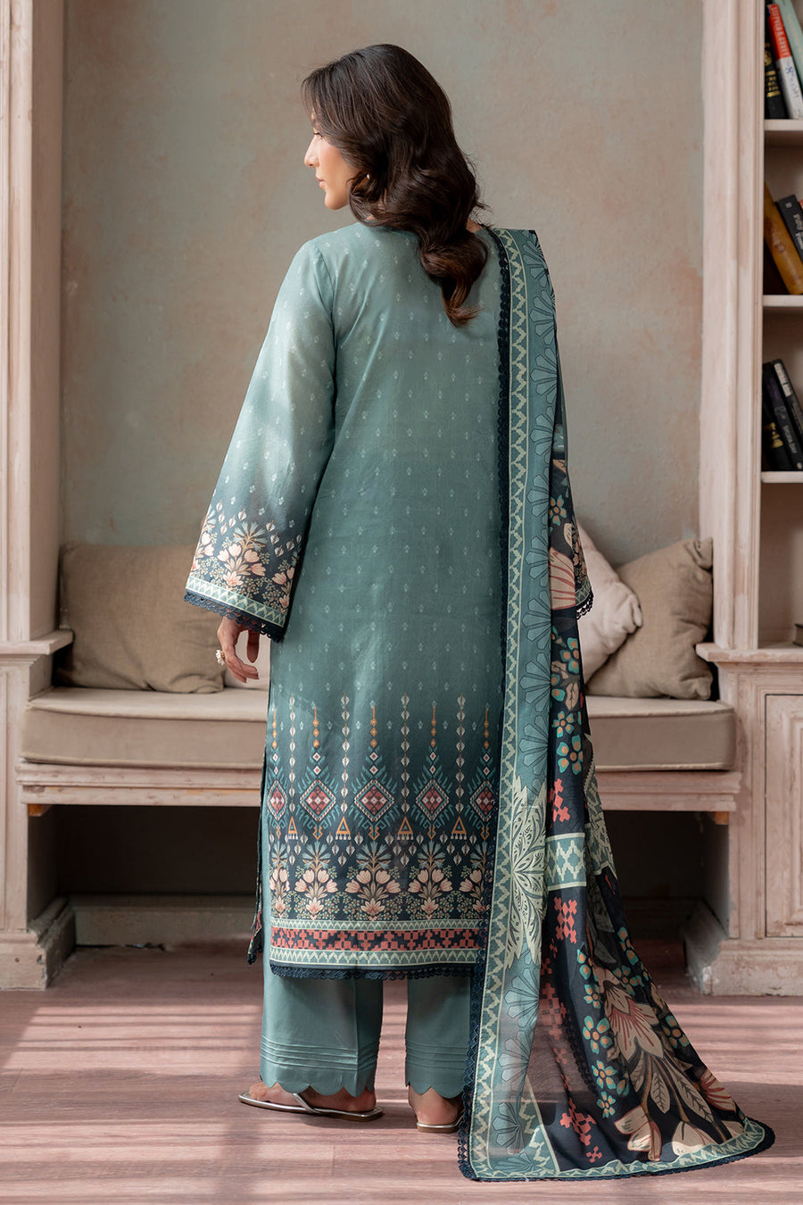 Zellbury Summer Printed Lawn Unstitched 3Pc Suit WUS26X30752