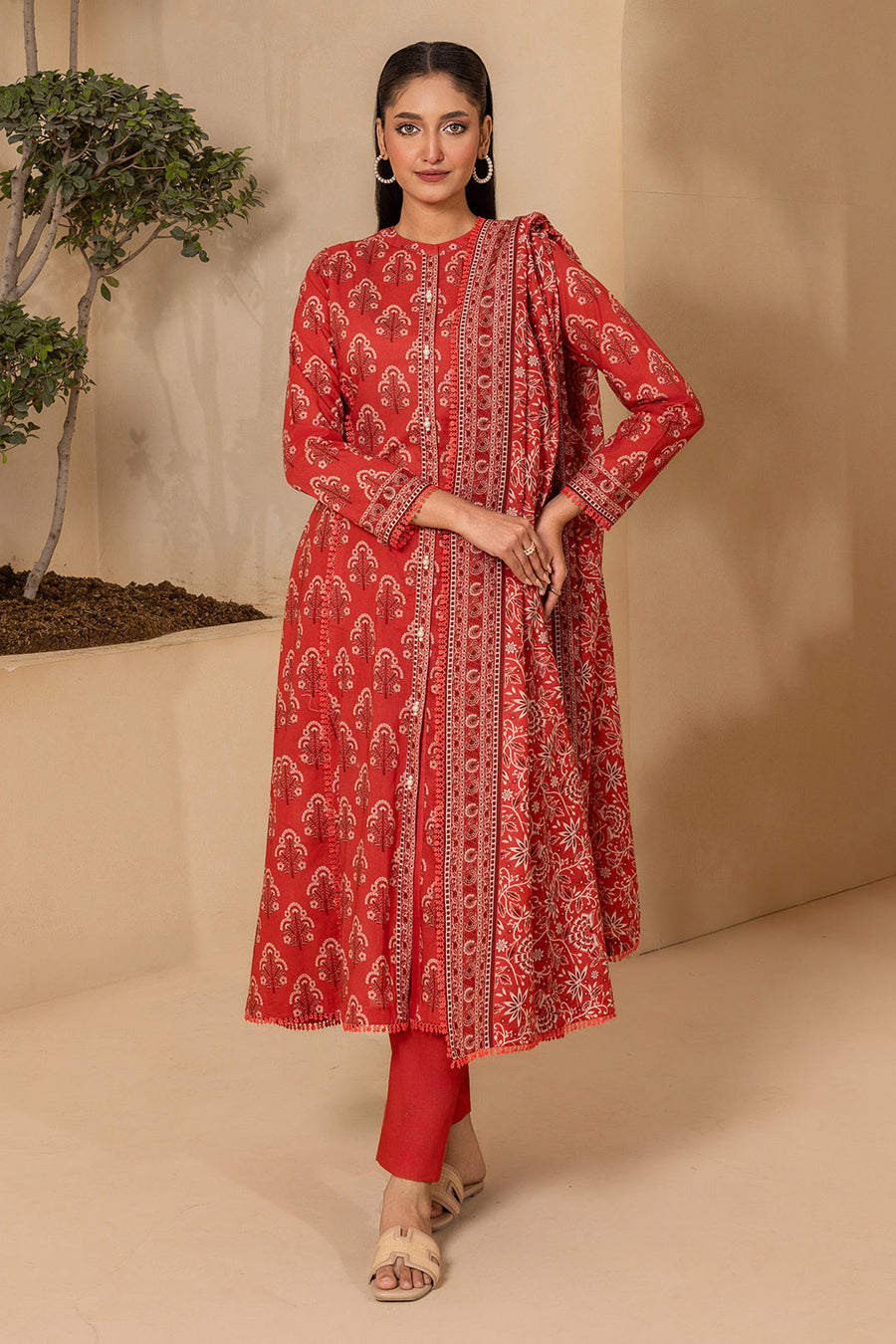 Zellbury Summer Printed Lawn Unstitched 3Pc Suit WUS26X30753