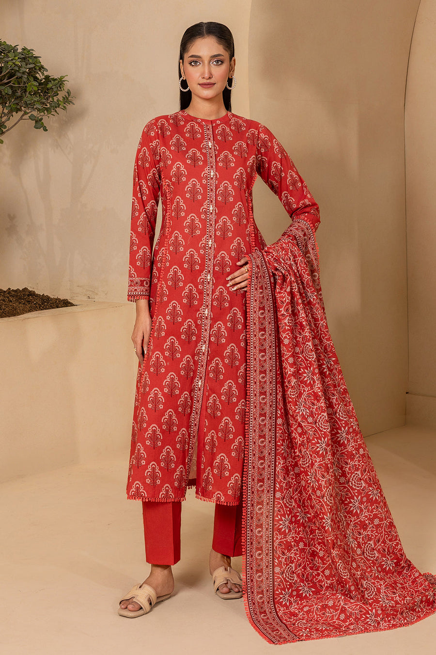 Zellbury Summer Printed Lawn Unstitched 3Pc Suit WUS26X30753