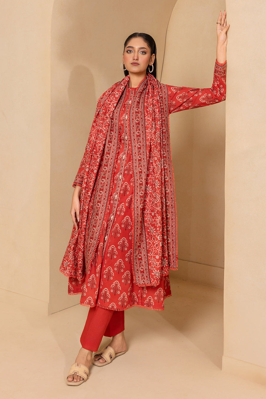 Zellbury Summer Printed Lawn Unstitched 3Pc Suit WUS26X30753