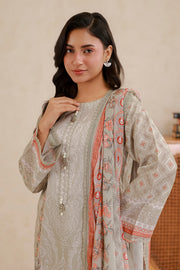 Zellbury Summer Printed Lawn Unstitched 3Pc Suit WUS26X30754