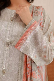 Zellbury Summer Printed Lawn Unstitched 3Pc Suit WUS26X30754