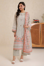 Zellbury Summer Printed Lawn Unstitched 3Pc Suit WUS26X30754