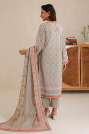 Zellbury Summer Printed Lawn Unstitched 3Pc Suit WUS26X30754