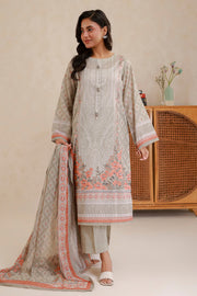 Zellbury Summer Printed Lawn Unstitched 3Pc Suit WUS26X30754