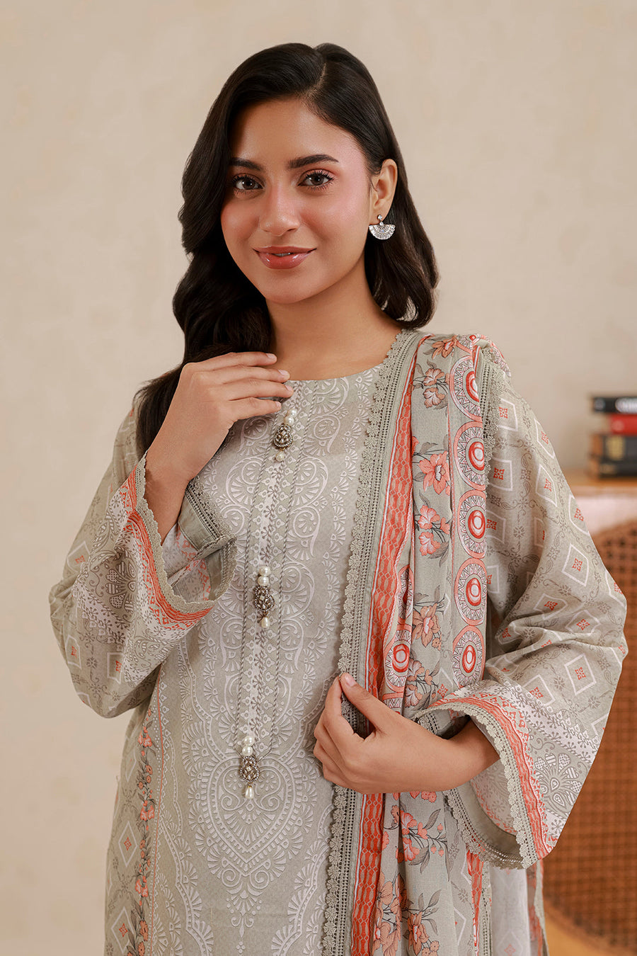 Zellbury Summer Printed Lawn Unstitched 3Pc Suit WUS26X30754
