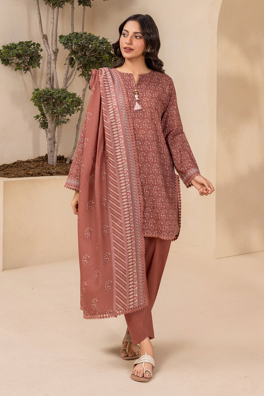 Zellbury Summer Printed Lawn Unstitched 3Pc Suit WUS26X30755