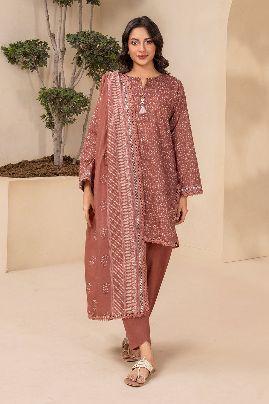Zellbury Summer Printed Lawn Unstitched 3Pc Suit WUS26X30755
