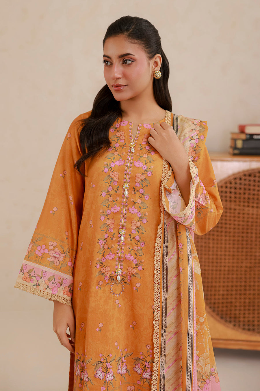 Zellbury Summer Printed Lawn Unstitched 3Pc Suit WUS26X30758