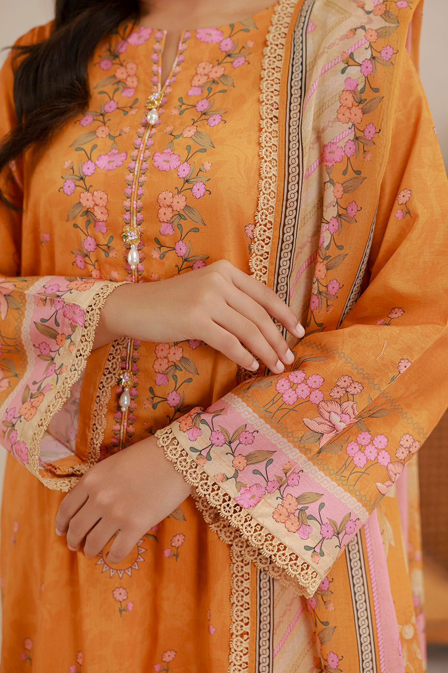 Zellbury Summer Printed Lawn Unstitched 3Pc Suit WUS26X30758