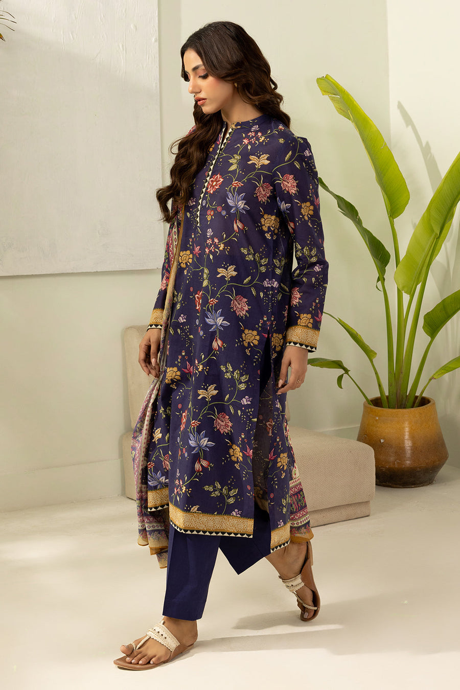 Zellbury Summer Printed Lawn Unstitched 3Pc Suit WUS26X30760