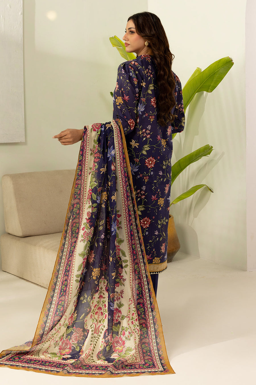 Zellbury Summer Printed Lawn Unstitched 3Pc Suit WUS26X30760