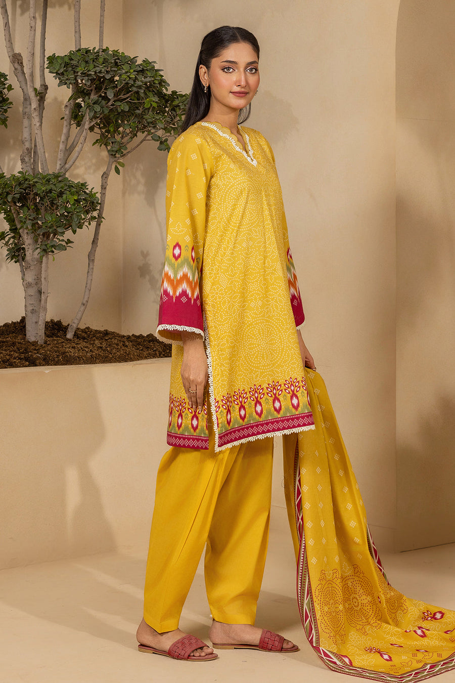 Zellbury Summer Printed Lawn Unstitched 3Pc Suit WUS26X30763
