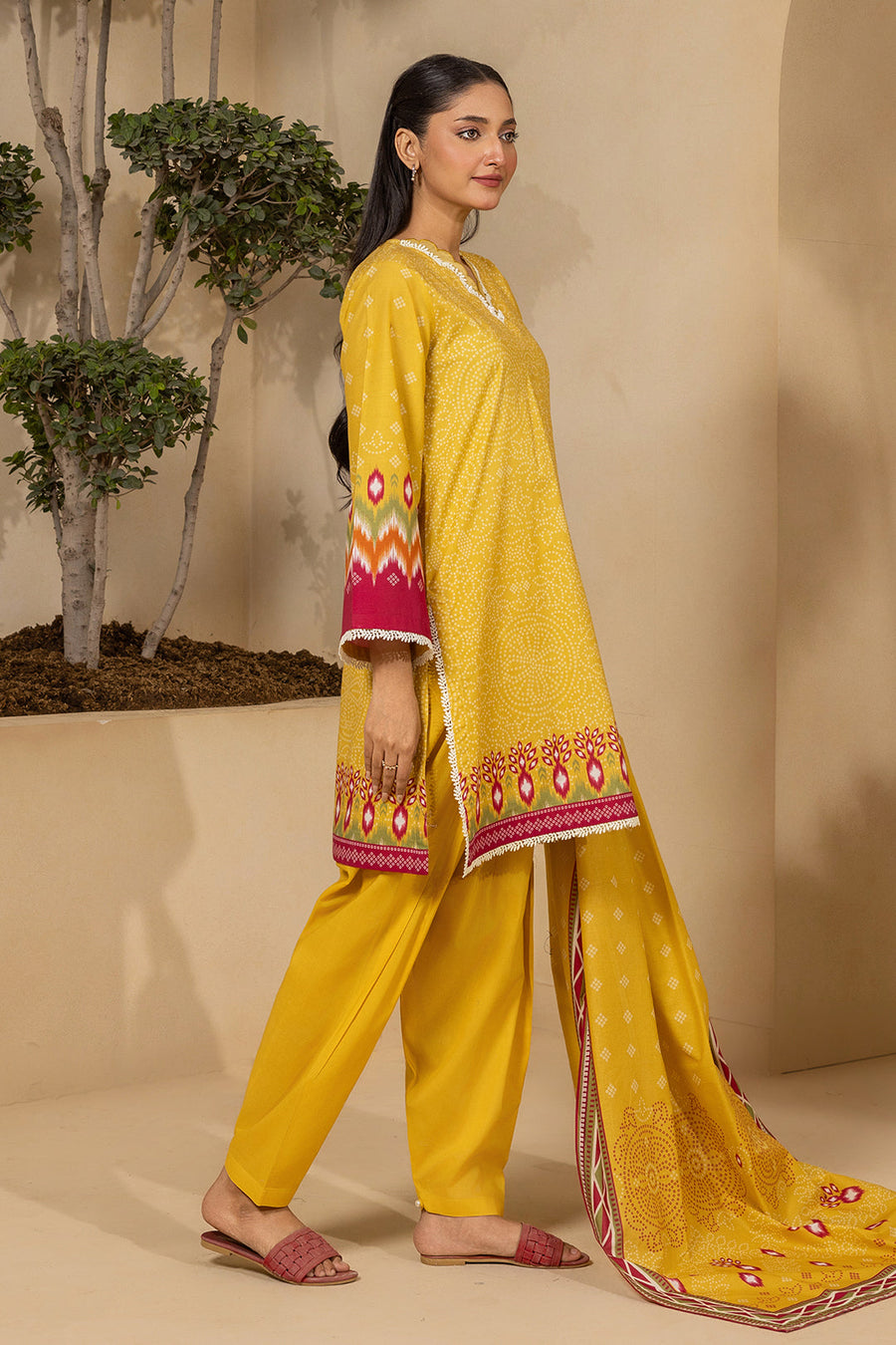 Zellbury Summer Printed Lawn Unstitched 3Pc Suit WUS26X30763