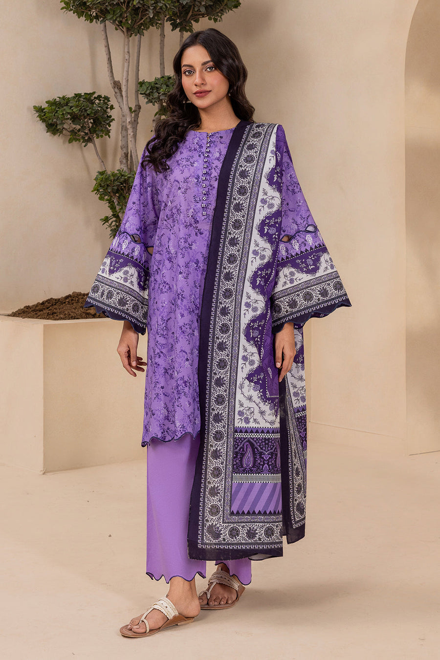 Zellbury Summer Printed Lawn Unstitched 3Pc Suit WUS26X30764