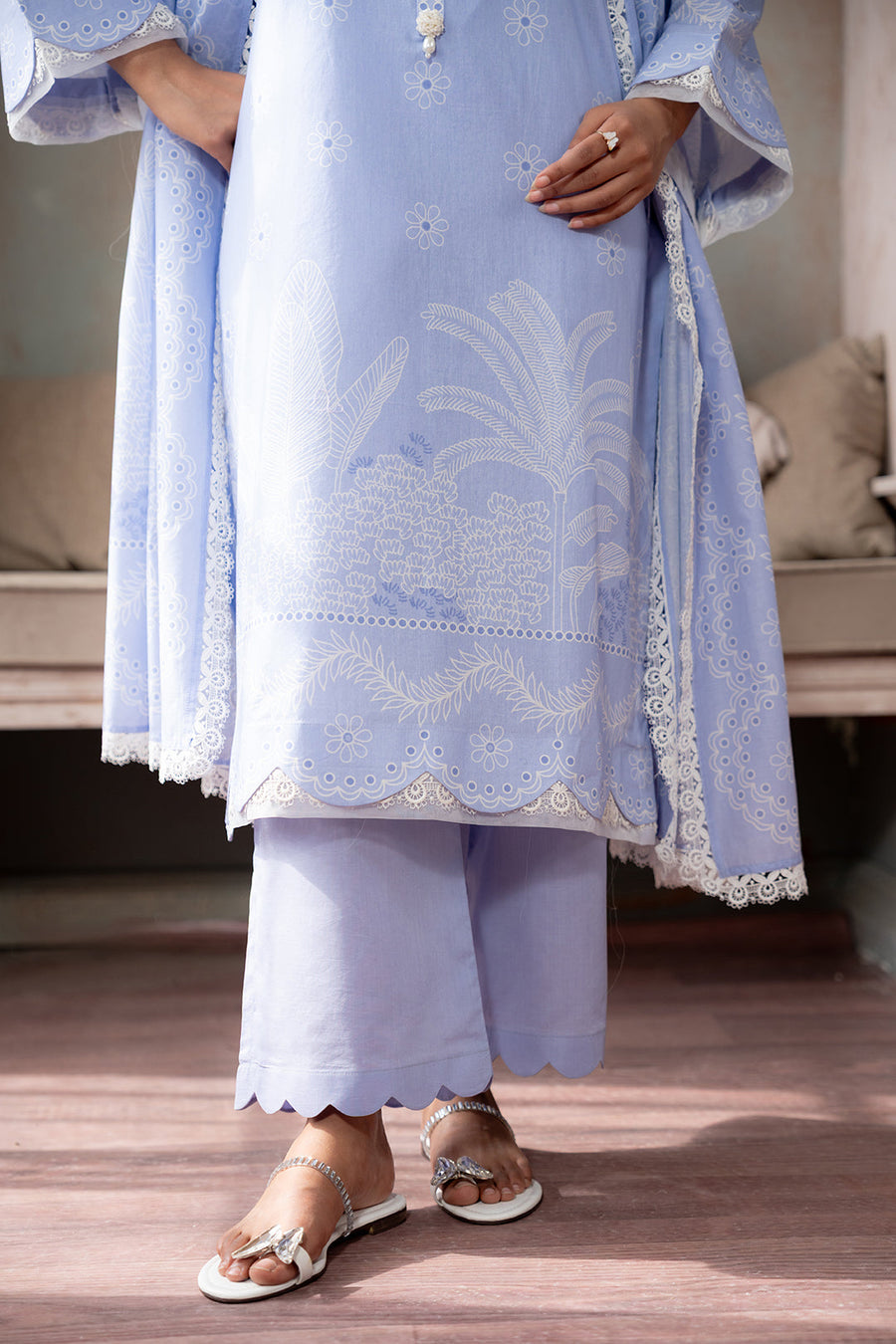 Zellbury Summer Printed Lawn Unstitched 3Pc Suit WUS26X30765