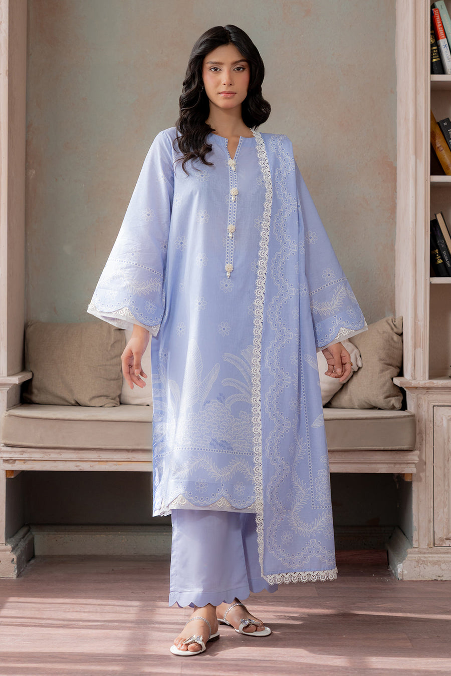 Zellbury Summer Printed Lawn Unstitched 3Pc Suit WUS26X30765
