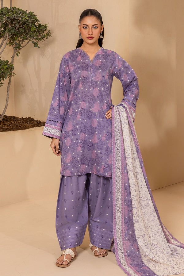 Zellbury Summer Printed Lawn Unstitched 3Pc Suit WUS26X30768