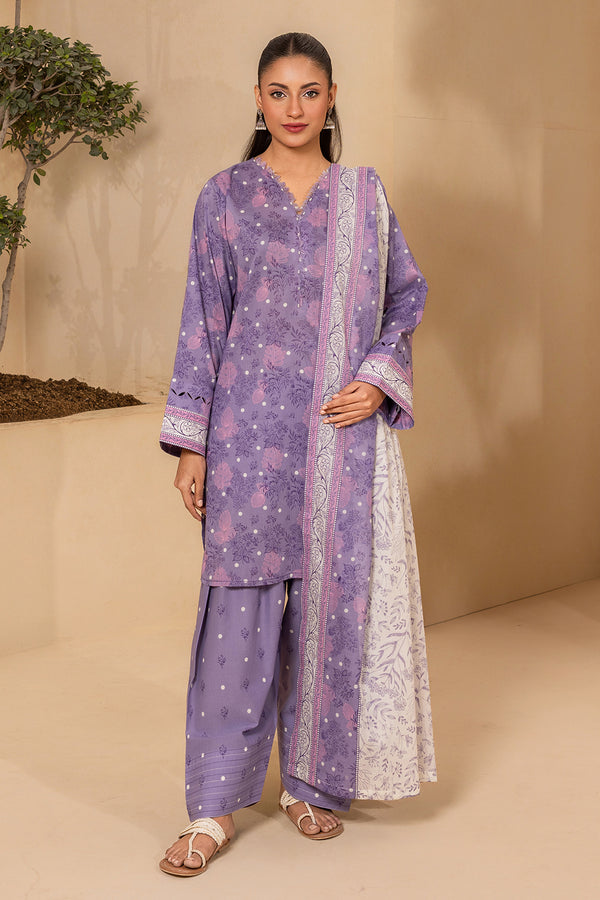 Zellbury Summer Printed Lawn Unstitched 3Pc Suit WUS26X30768