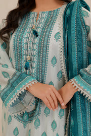 Zellbury Summer Printed Lawn Unstitched 3Pc Suit WUS26X30769