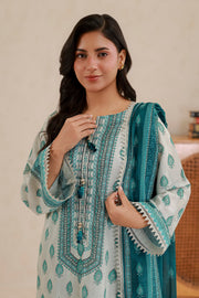 Zellbury Summer Printed Lawn Unstitched 3Pc Suit WUS26X30769