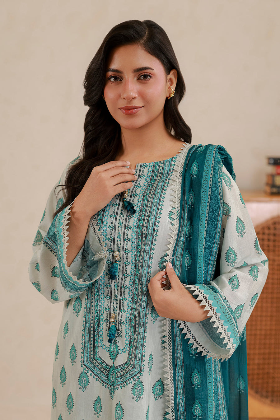 Zellbury Summer Printed Lawn Unstitched 3Pc Suit WUS26X30769