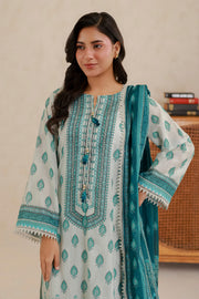 Zellbury Summer Printed Lawn Unstitched 3Pc Suit WUS26X30769