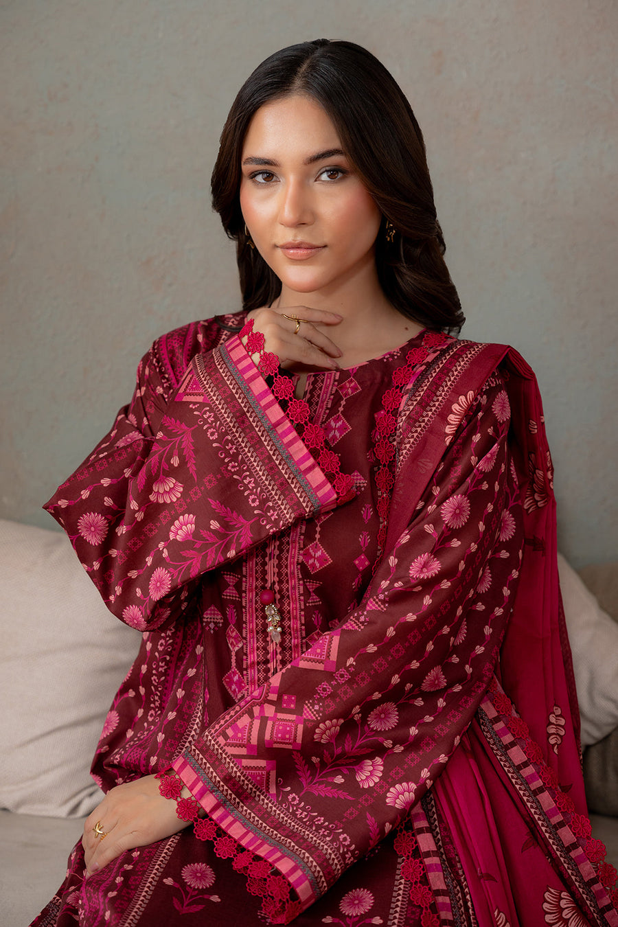 Zellbury Summer Printed Lawn Unstitched 3Pc Suit WUS26X30771
