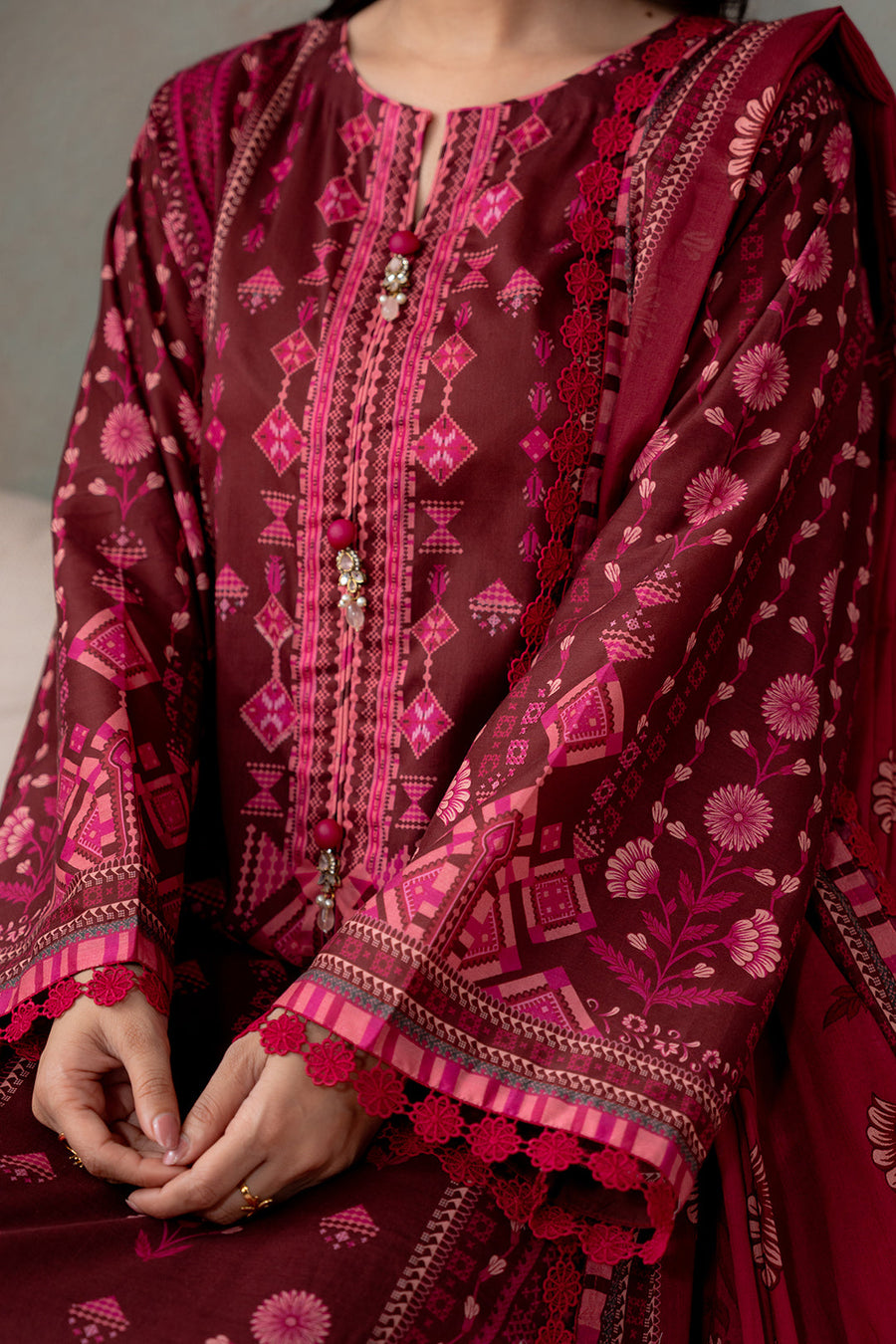 Zellbury Summer Printed Lawn Unstitched 3Pc Suit WUS26X30771