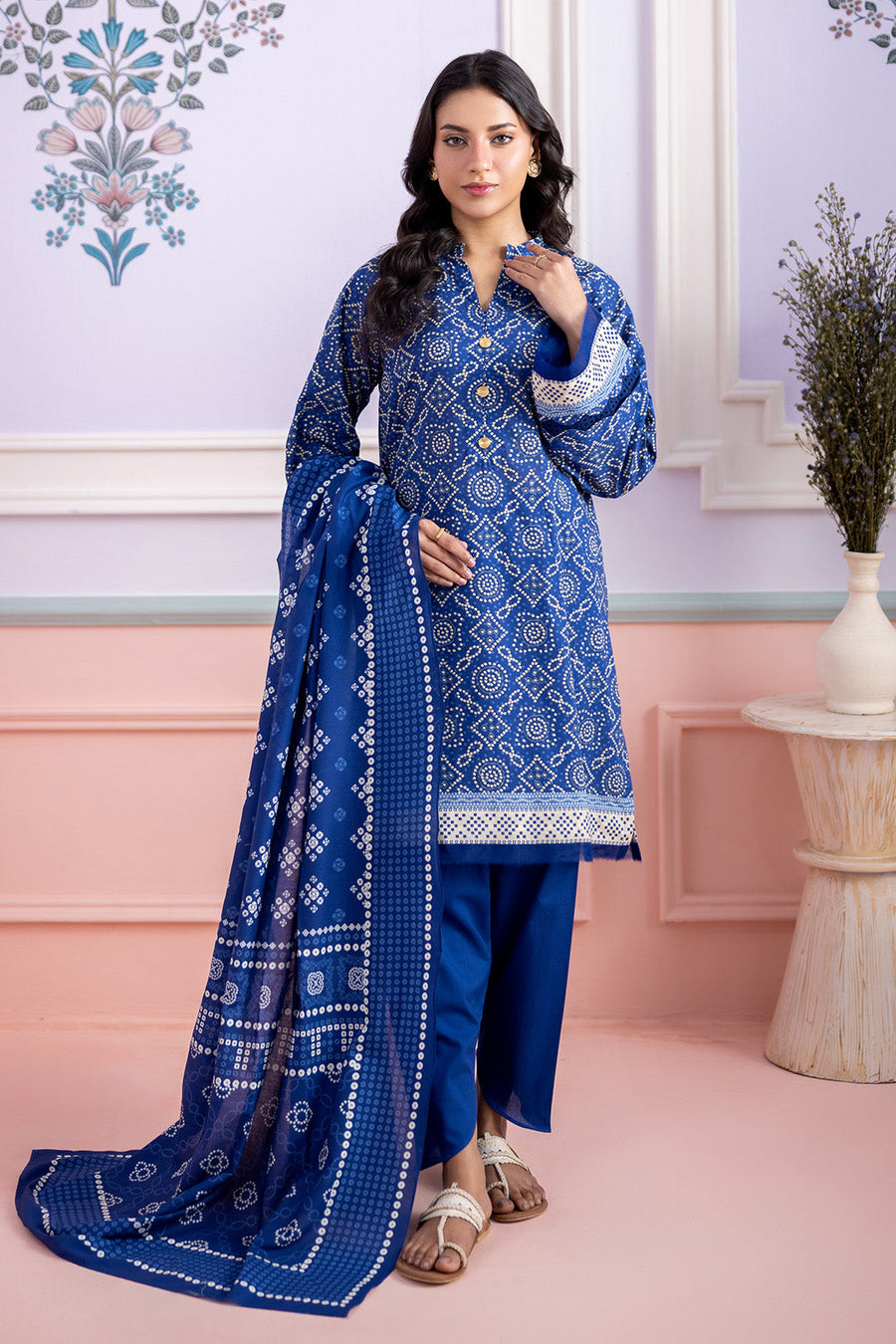 Zellbury Summer Printed Lawn Unstitched 3Pc Suit WUS26X30814