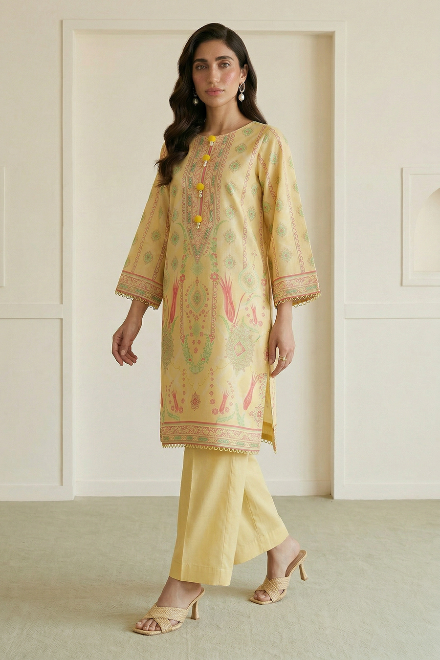 Zellbury Summer Printed Lawn Unstitched 3Pc Suit WUS26X30817