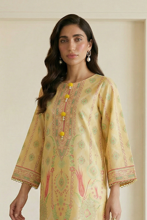 Zellbury Summer Printed Lawn Unstitched 3Pc Suit WUS26X30817
