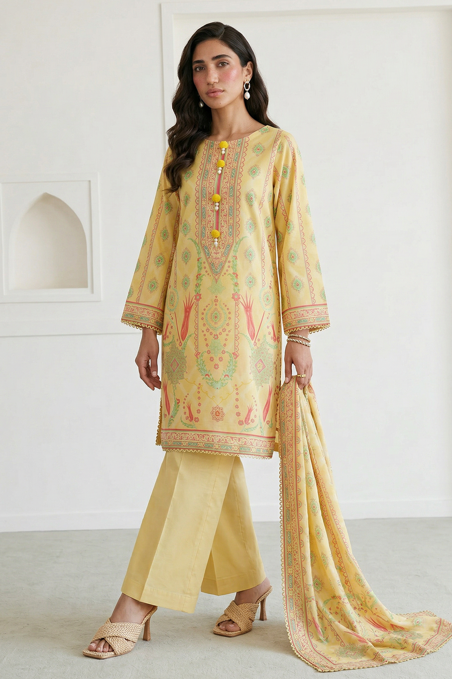 Zellbury Summer Printed Lawn Unstitched 3Pc Suit WUS26X30817