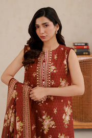 Zellbury Summer Printed Lawn Unstitched 3Pc Suit WUS26X30819