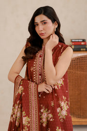 Zellbury Summer Printed Lawn Unstitched 3Pc Suit WUS26X30819