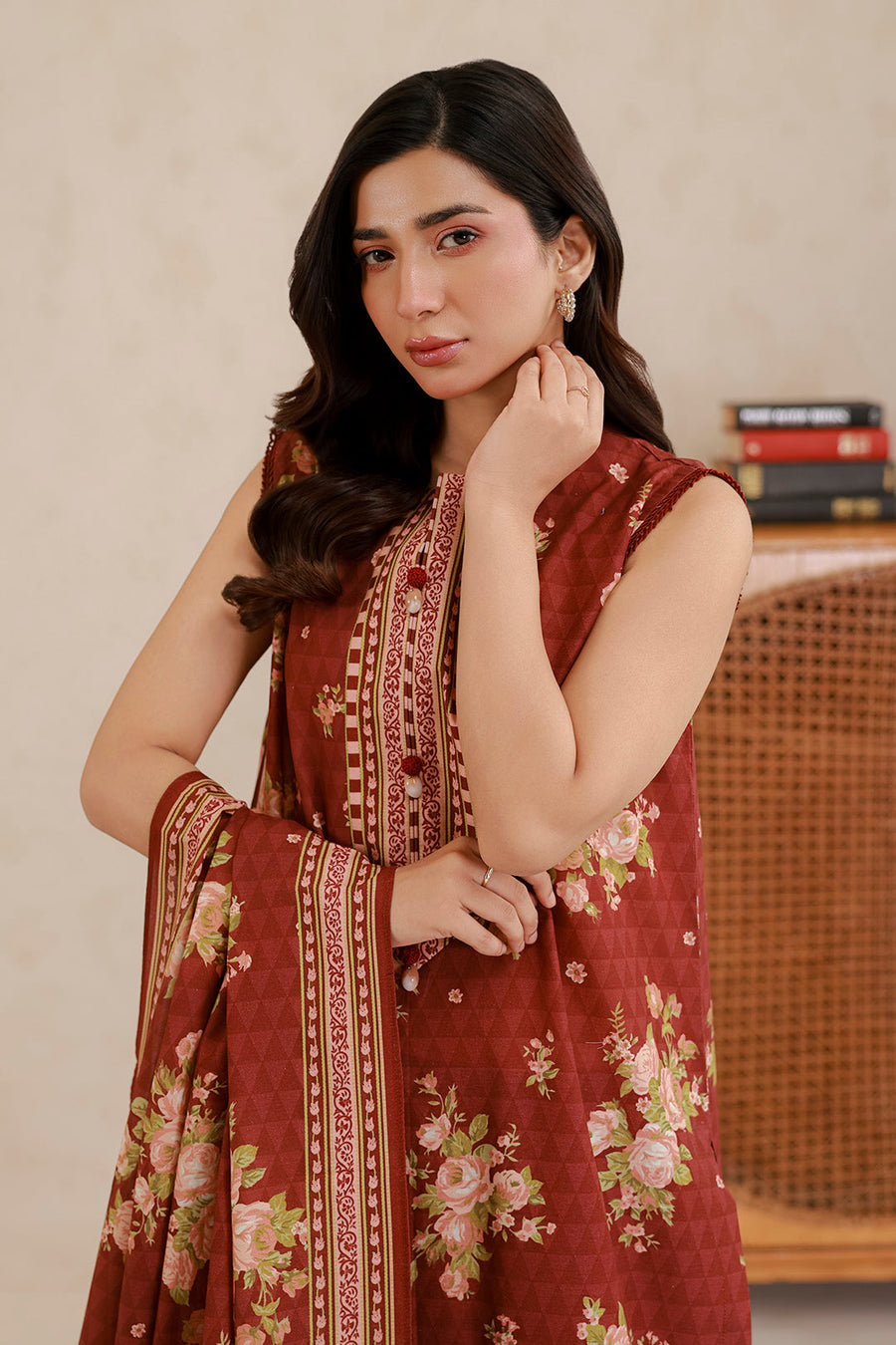Zellbury Summer Printed Lawn Unstitched 3Pc Suit WUS26X30819