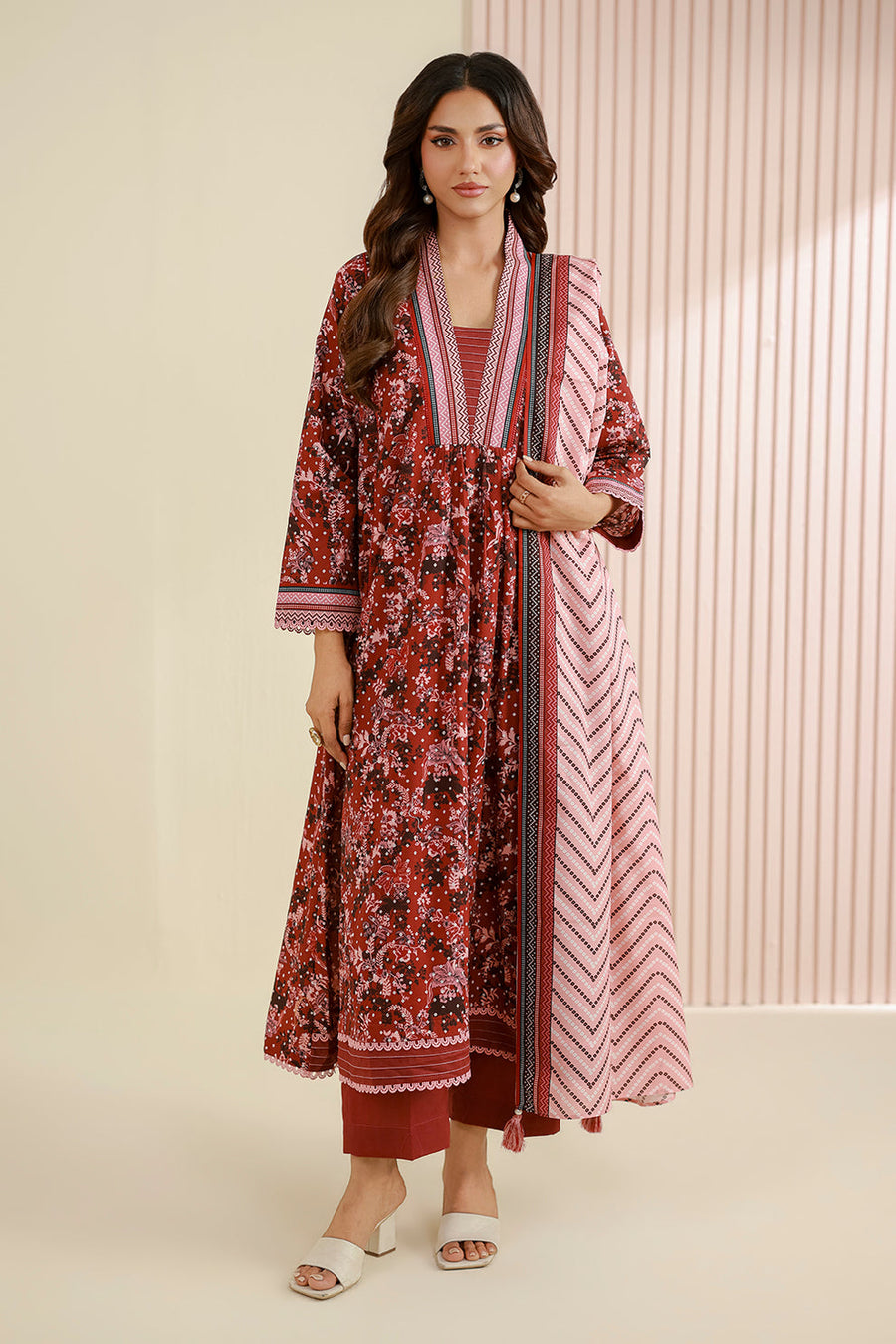 Zellbury Summer Printed Lawn Unstitched 3Pc Suit WUS26X30820