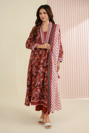 Zellbury Summer Printed Lawn Unstitched 3Pc Suit WUS26X30820