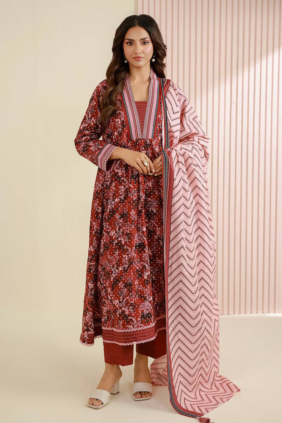 Zellbury Summer Printed Lawn Unstitched 3Pc Suit WUS26X30820