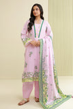Zellbury Summer Printed Lawn Unstitched 3Pc Suit WUS26X30822