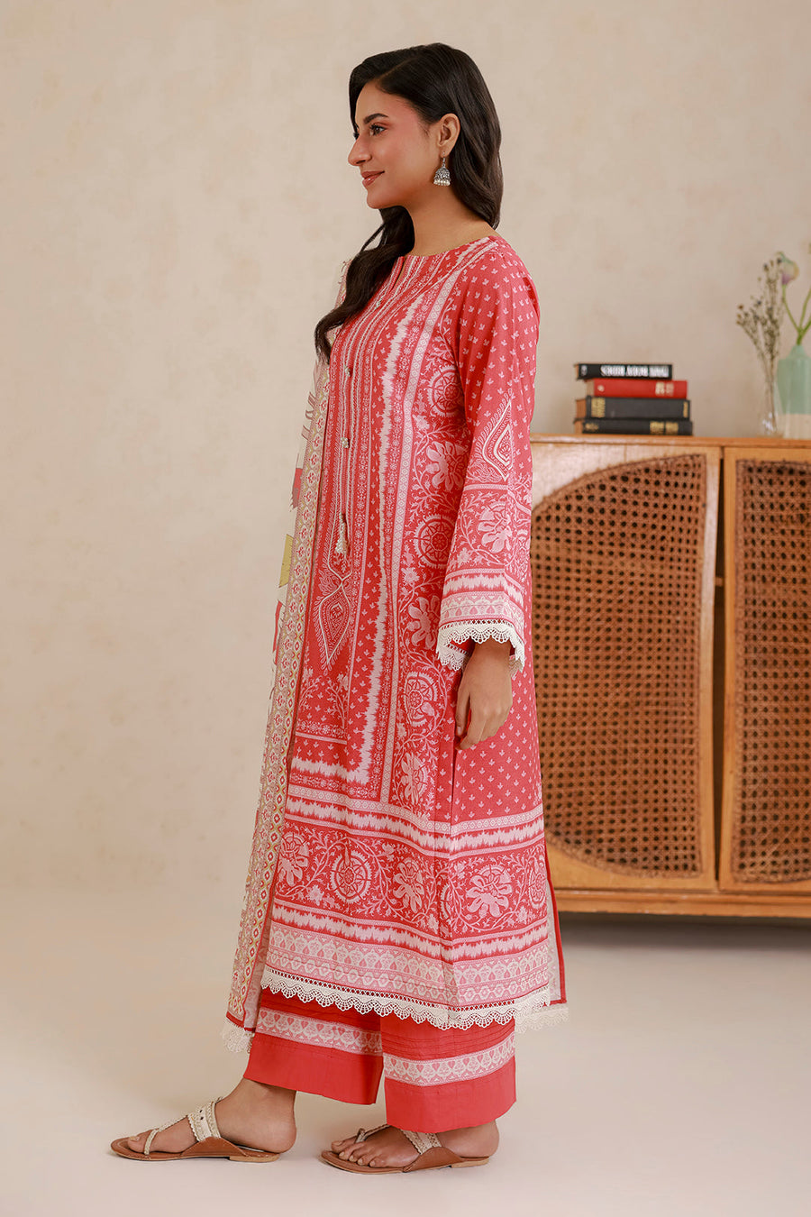 Zellbury Summer Printed Lawn Unstitched 3Pc Suit WUS26X30823