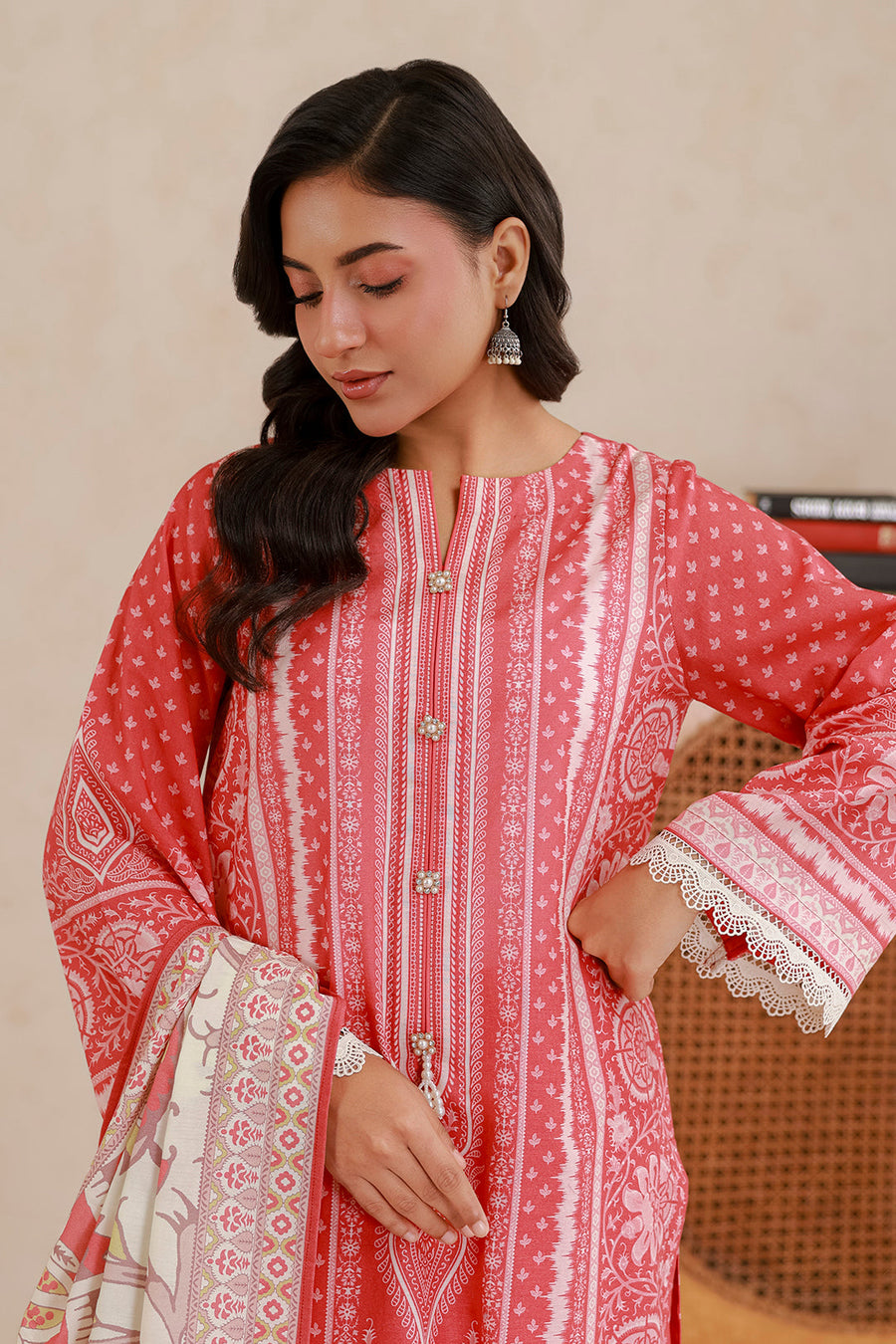 Zellbury Summer Printed Lawn Unstitched 3Pc Suit WUS26X30823