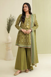 Zellbury Summer Printed Lawn Unstitched 3Pc Suit WUS26X30824
